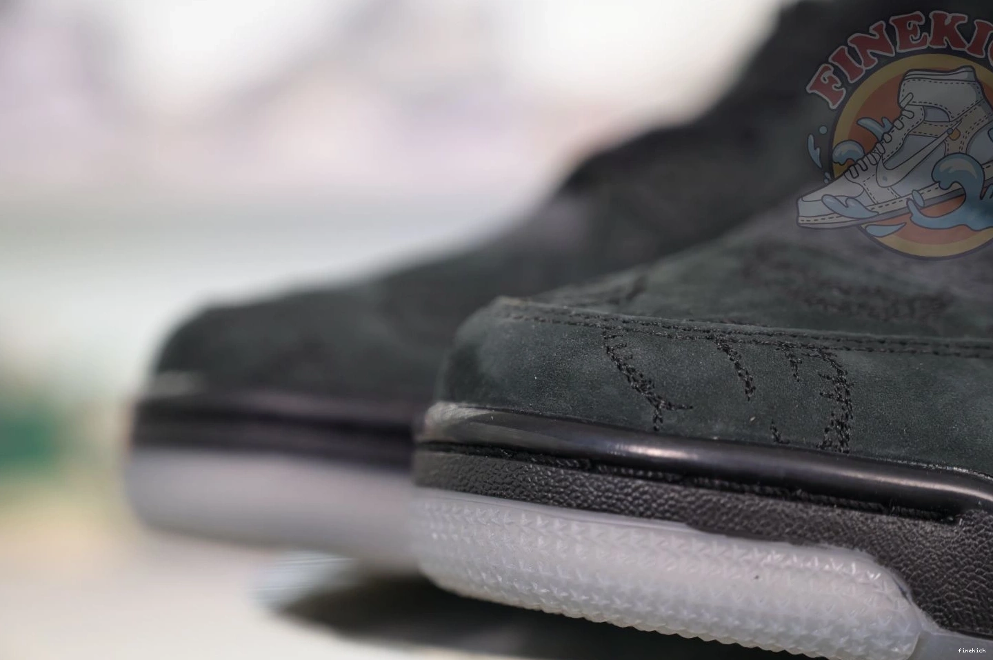 black kaws Jordan Air 4 Jordan 0217